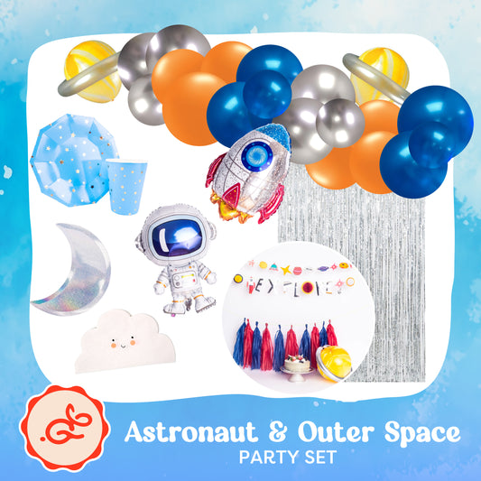 Astronaut and Outer Space Party Set