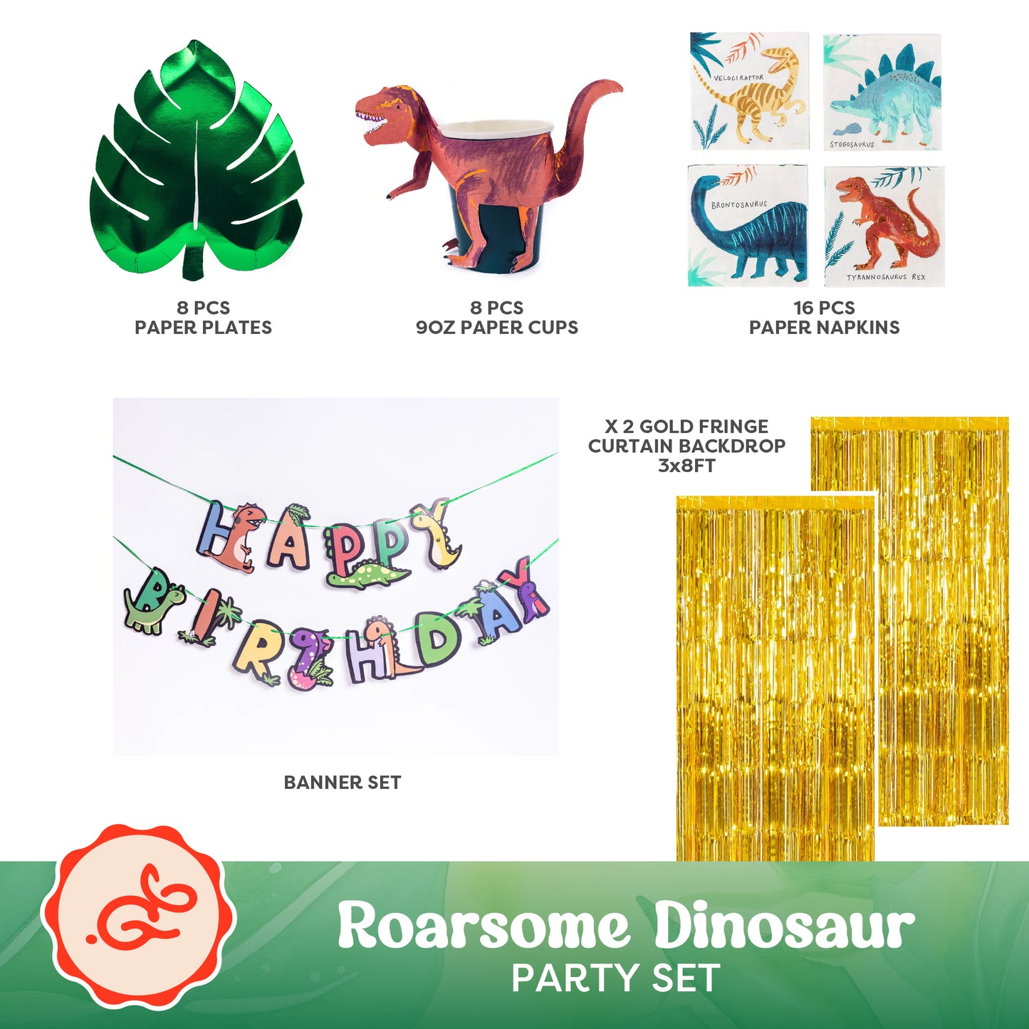 Roarsome Dinosaur Party Set