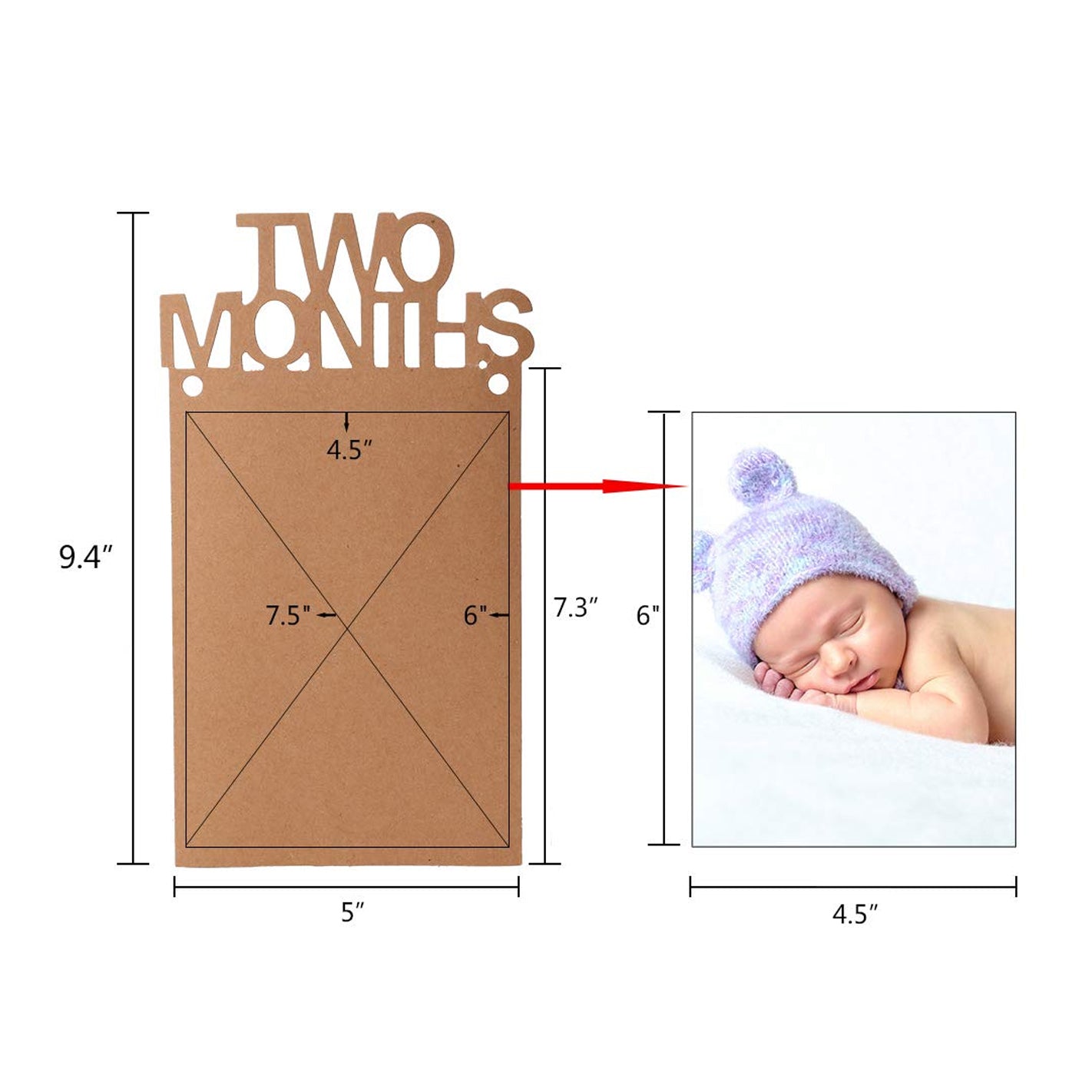Kraft Baby First Birthday 12-Month Photo Banner