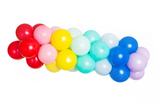 Bright Rainbow Balloon Garland Kit