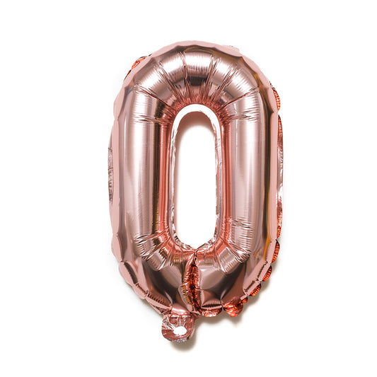 16" Foil Number 0 Balloon