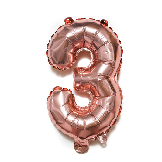 16" Foil Number 3 Balloon