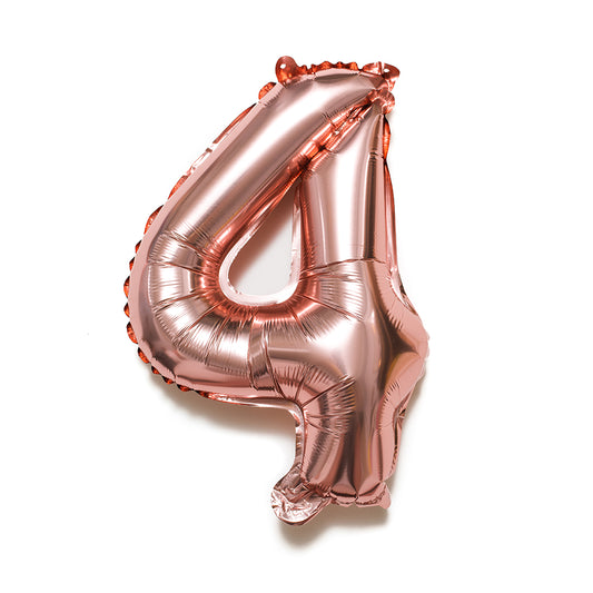 16" Foil Number 4 Balloon