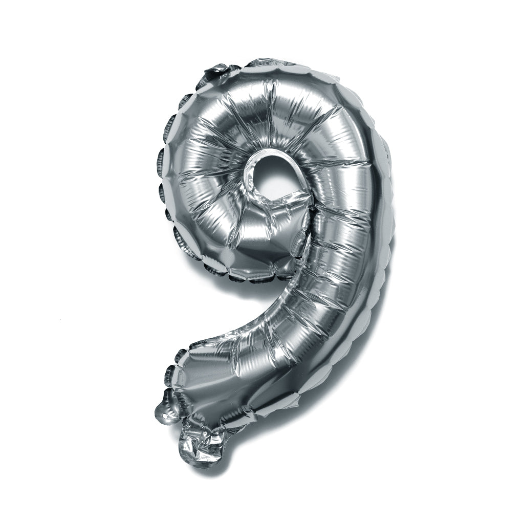 16" Foil Number 9 Balloon