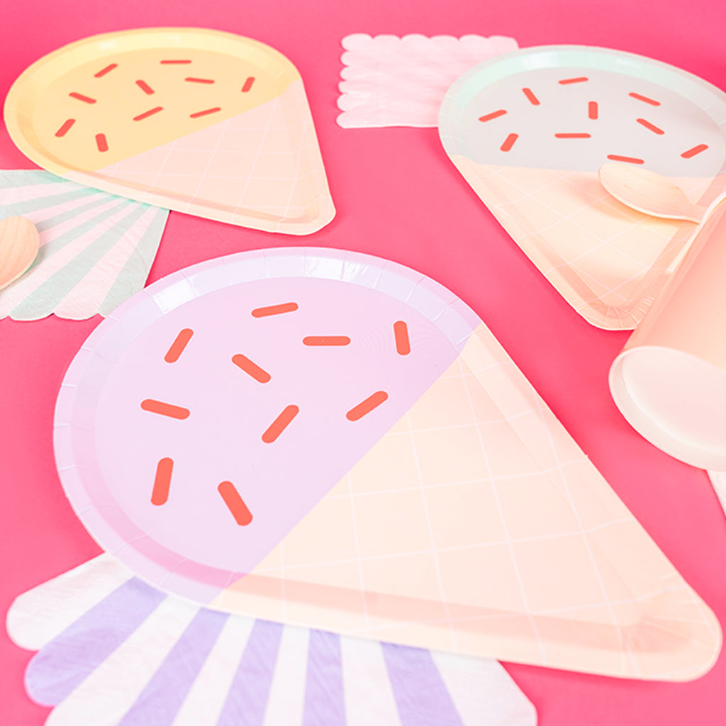 Ice Cream Paper Plates